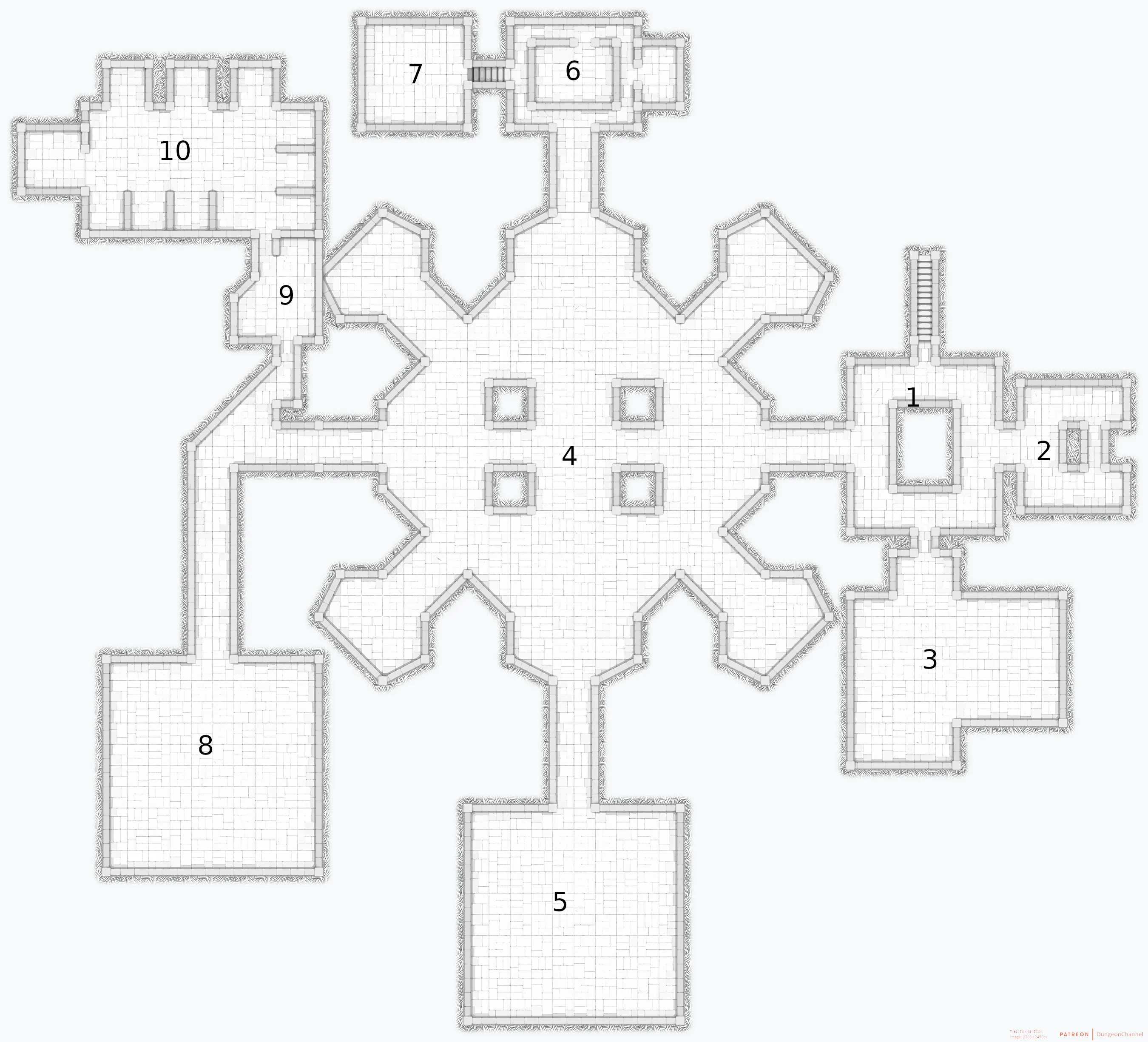 Samotna Wieża - mapa podziemi