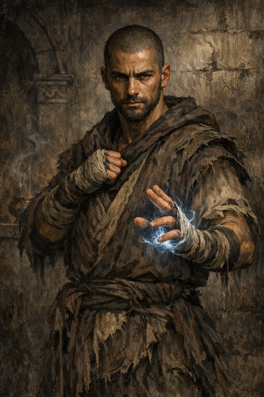 Portret profesji Mnich