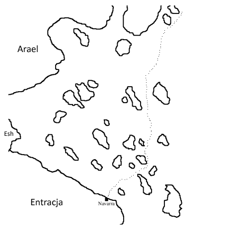 Trasa podróży do Navarry