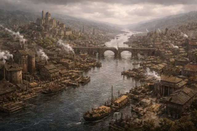 Celeborn nad rzeką Serce Karabaku
